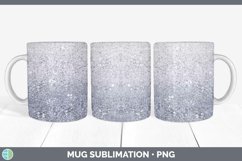 GorgeousGlitter Ombre Mug Wrap design.