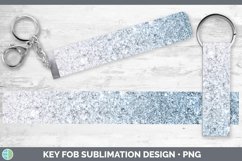 GorgeousGlitter Ombre Key Fob design.