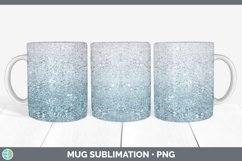 GorgeousGlitter Ombre Mug Wrap design.