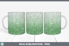 GorgeousGlitter Ombre Mug Wrap design.