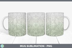 GorgeousGlitter Ombre Mug Wrap design.
