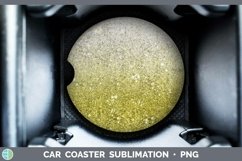 GorgeousGlitter Ombre Car Coaster design.