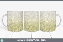 GorgeousGlitter Ombre Mug Wrap design.