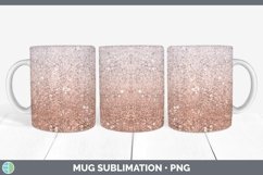 GorgeousGlitter Ombre Mug Wrap design.