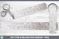 GorgeousGlitter Ombre Key Fob design.