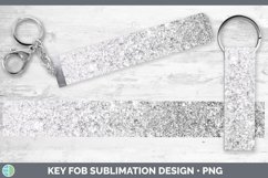 GorgeousGlitter Ombre Key Fob design.