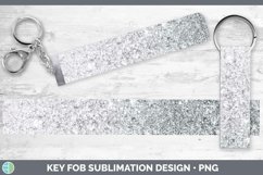 GorgeousGlitter Ombre Key Fob design.