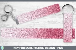 GorgeousGlitter Ombre Key Fob design.
