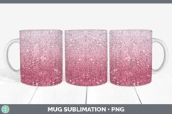 GorgeousGlitter Ombre Mug Wrap design.