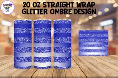 Glitter Ombre Straight Tumbler Wrap Sublimation Bundle Product Image 12