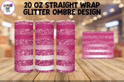 Glitter Ombre Straight Tumbler Wrap Sublimation Bundle Product Image 10