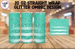 Glitter Ombre Straight Tumbler Wrap Sublimation Bundle Product Image 11