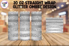 Glitter Ombre Straight Tumbler Wrap Sublimation Bundle Product Image 5