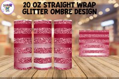 Glitter Ombre Straight Tumbler Wrap Sublimation Bundle Product Image 8