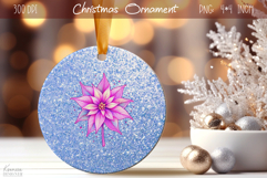 Christmas Iridescent Ornament|Neon Round Ornament Product Image 1