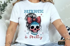 Patriotic & Pretty Skeleton Patriotic PNG | 4th Of July PNG Product Image 3