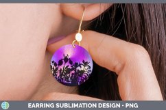 GorgeousGlitter Round Earrings design.
