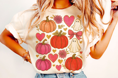 Pumpkins PNG, Halloween Ghost PNG, Fall PNG, Autumn PNG Product Image 2