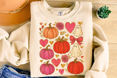 Pumpkins PNG, Halloween Ghost PNG, Fall PNG, Autumn PNG Product Image 4