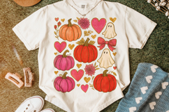 Pumpkins PNG, Halloween Ghost PNG, Fall PNG, Autumn PNG Product Image 5