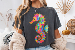 Summer Seahorse PNG, Preppy PNG, Beach PNG, Summer PNG Product Image 4