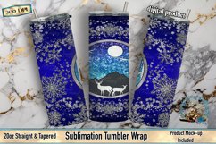 peekaboo tumbler, peekaboo snowflake, sublimation tumbler, tumbler wrap, winter deer