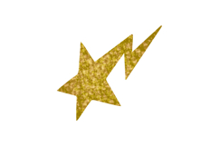 Glitter star clipart ornament element design Product Image 1