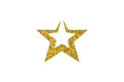 Glitter star clipart ornament element graphic Product Image 1