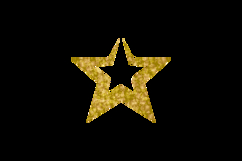 Glitter star clipart ornament element graphic Product Image 2