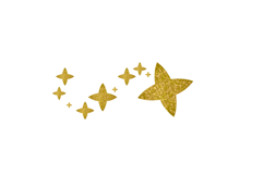 Glitter stars decoration ornament element clipart Product Image 1