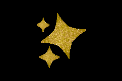 Glitter stars decoration ornament element graphic Product Image 2