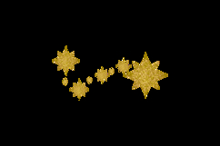 Glitter stars decoration ornament element isolated Product Image 2