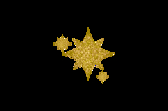 Glitter stars decoration ornament element isolated Product Image 2