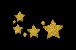 Glitter stars decoration ornament element vector Product Image 2