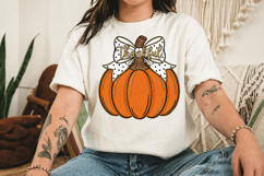 Glitter Thankful Pumpkin PNG,Thanksgiving Sublimation Product Image 3
