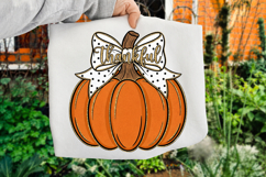 Glitter Thankful Pumpkin PNG,Thanksgiving Sublimation Product Image 4