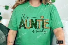 This Auntie Is Lucky PNG | St Patrick's Day PNG Product Image 3