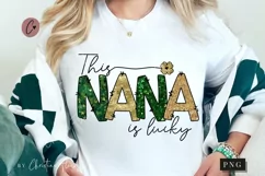 This Nana Is Lucky PNG | St Patrick's Day PNG Product Image 1