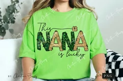 This Nana Is Lucky PNG | St Patrick's Day PNG Product Image 2