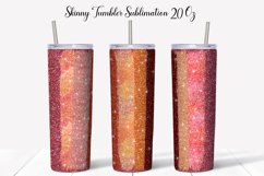 Fall Glitter Tumbler Design| Autumn Sublimation Tumble Product Image 1