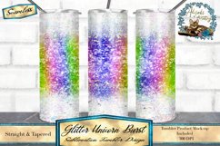 This is a glitter unicorn burst tumbler wrap design sized to fit sublimation 20oz skinny tumbler blanks. 