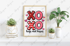 Glitter Valentine hearts Png Product Image 3