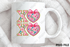 Glitter Valentine XoXo Png Product Image 4