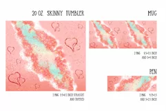 glitter valentines day sublimation design for tumbler and mug and pen