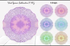 Glitter Wind Spinner | Pastel Sublimation Bundle PNG Product Image 1