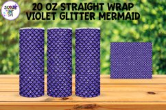20 OZ Glitter Mermaid Sublimation Tumbler Wrap MEGA Bundle Product Image 17
