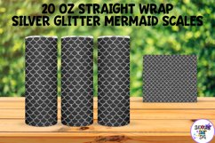 20 OZ Glitter Mermaid Sublimation Tumbler Wrap MEGA Bundle Product Image 4