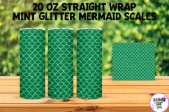 20 OZ Glitter Mermaid Sublimation Tumbler Wrap MEGA Bundle Product Image 7