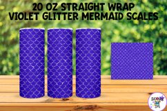 20 OZ Glitter Mermaid Sublimation Tumbler Wrap MEGA Bundle Product Image 6