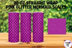 20 OZ Glitter Mermaid Sublimation Tumbler Wrap MEGA Bundle Product Image 14